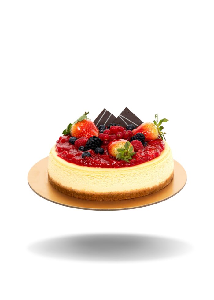 BAKED CHEESECAKE STRAWBERRY  10-12 Portion - 1.64KG