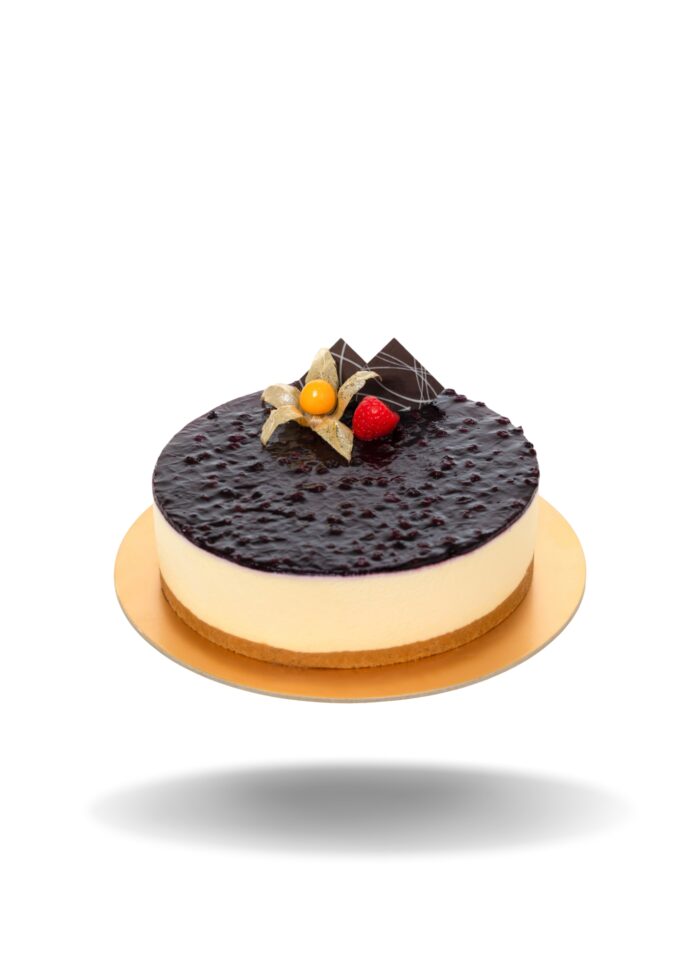 BLUEBERRY MOUSSE CHEESECAKE  10-12 Portion - 1.45KG